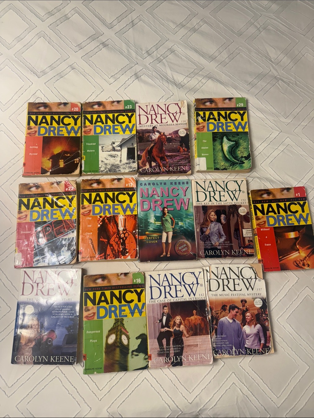 Nancy Drew Paperback book bundle 13 books